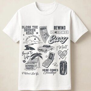 Rascal Flatts Song Lyric Retro Music Unisex T-Shirt 170